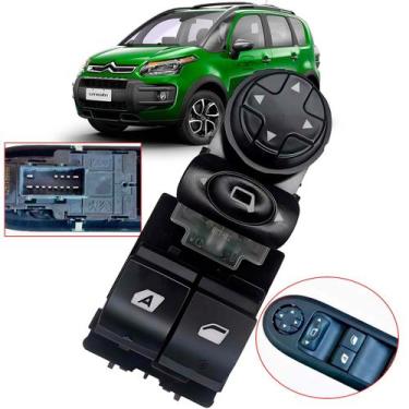 Imagem de Botão Vidro Elétrico C3 Citroen Aircross Dianteiro Esquerdo - SR
