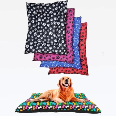 Imagem de Cama Pet Tamanho P - 58 x 38 cm - Colchonete Macio Para Cachorro ou Gato Caminha Pet Lavável