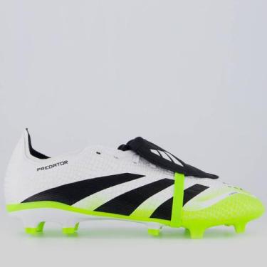 Imagem de Chuteira Adidas Predator League Lin FG/MG Campo Branca, 40