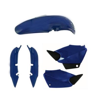 Imagem de Kit Carenagem 3 Peças Cromo Forte Moto Honda Titan 2000 a 2008 Substit