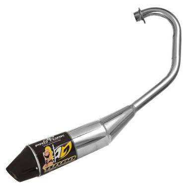 Imagem de Escapamento Pro Tork Mod. Turbo Titan 125 Esd 2000 até 2004, CROMADO, 
