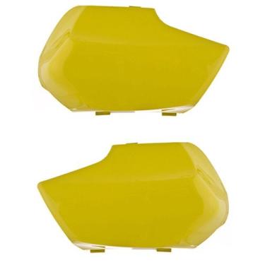 Imagem de Capa De Bengala Cromo Forte Moto Honda Biz 100 1998 À 2005, AMARELO SO