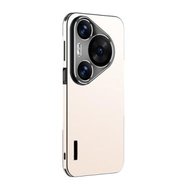 Imagem de HAOMRIYL Capa ultrafina para Huawei Pura 80 Ultra/80 Pro+/80 pro/80, capa de TPU macio à prova de choque, proteção de câmera, capa de qualidade fosca, dourada, 80 ultra