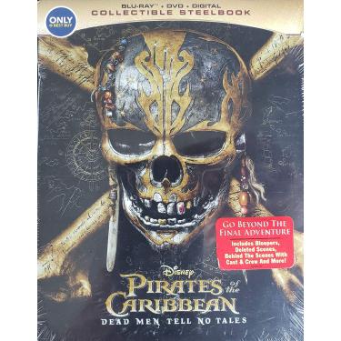 Imagem de Hosmmer Piratas Do Caribe: A Morte Não Conta [Melhor Livro De Aço Colecionável] [Blu-Ray/Dvd/Digital] [2017]