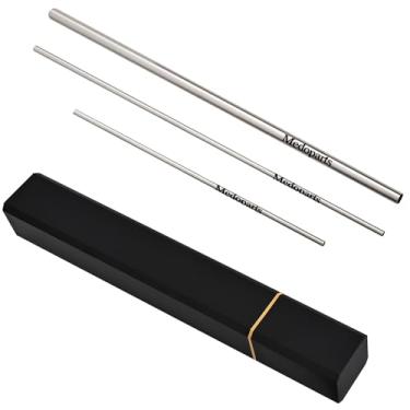 Imagem de Medoparts Canudos profissionais de treinamento vocal de metal, auxílio de controle de respiração para cantar, exercitador de voz portátil, melhora a ressonância do tom e a técnica vocal, para cantores