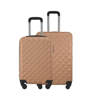 Imagem de Kit Conjunto 2 Malas Rígidas 360° Mala de bordo 10kg e Média 23kg Gladiador D1PM