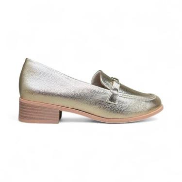 Imagem de Sapato Mocassim Ramarim 2416101 Original Feminino Loafer Salto Baixo B