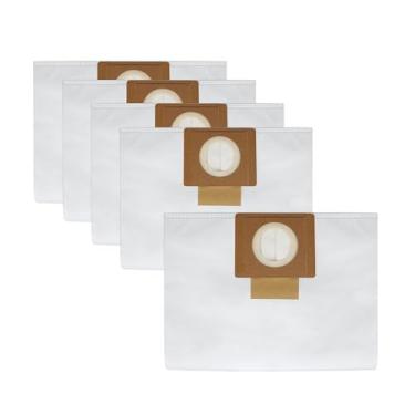 Imagem de 49-90-1979 Sacos de pó de lã a vácuo de 6 galões para aspirador de pó Milwau-kee 0910 úmido/seco - pacote com 5