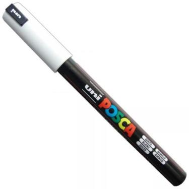 Imagem de Caneta Posca Uni Ball PC-3M Preto e Branco 0,9 1,3 mm