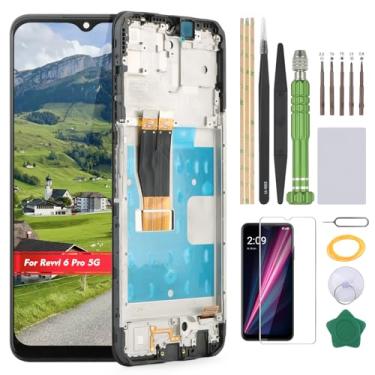 Imagem de YHXMARSCAN Tela para T-Mobile Revvl 6 Pro 5G Display LCD Substituição para T-Mobile Revvl 6 Pro 5G TMAF035G Incell Touch Screen Digitalizador Assembly(não para Revvl 6X Pro 5G)