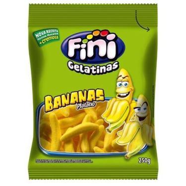 Imagem de Bala Gelatina de Banana 250g - Fini, 1 unidade, Banana