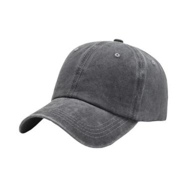 Imagem de Boné de Beisebol Unissex Ajustável - Algodão Lavado, Casual e para Uso