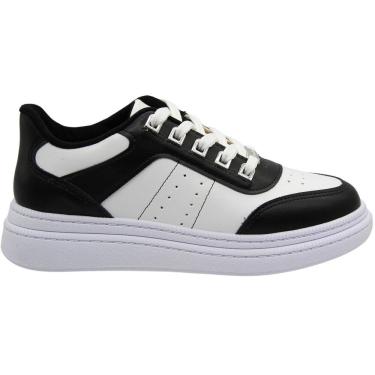 Imagem de Tênis Casual Moleca Atacadores Metalizados Acolchoado Feminino