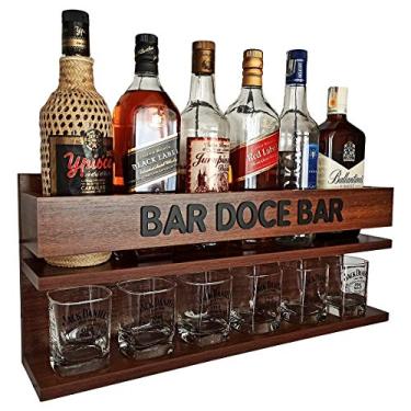 Imagem de Barzinho para Sala Barzinho de Parede - Bar Doce Bar Imbuia