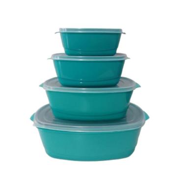 Imagem de Jogo De Potes Multi Uso Retangular 4 Peças