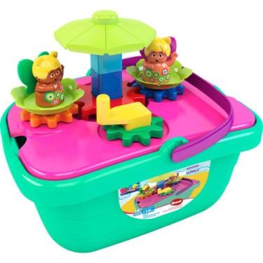 Imagem de Brinquedo para Montar Carrossel Encantado 14PCS BLOC - Dismat