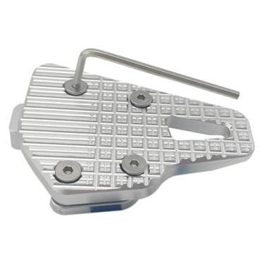 Imagem de BYYINGSUS Ampliação da alavanca do freio traseiro da motocicleta placa ampliadora de apoio para os pés compatível com F900R F900XR F 900 XR F900 R 2020 (prata F900r)