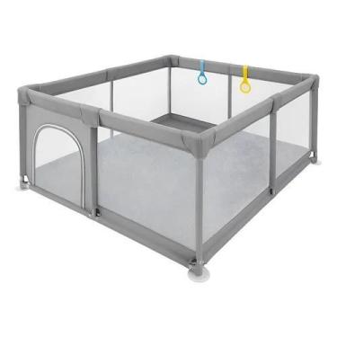 Imagem de Cercadinho Para Bebê Infantil Chiqueirinho Portátil Desmontável Seguro