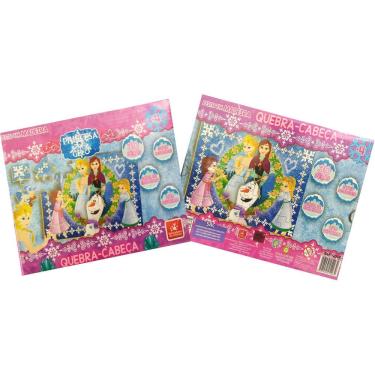Imagem de Quebra Cabeça Princesa Do Gelo Brincadeira De Criança 4049