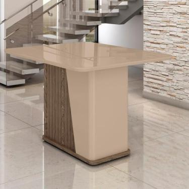 Imagem de Mesa para Sala de Jantar 4 Lugares 1 Porta Harmonia - Móveis Bechara