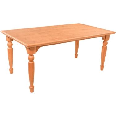 Imagem de Mesa Jantar Atlanta Madeira Maciça Amendoa Tampo Lâminado 180x100 Pes Torneados