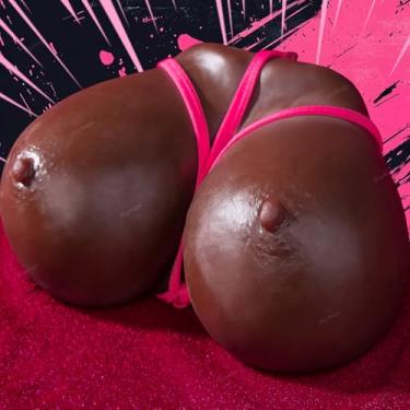 Imagem de Muñeca Sexual con Pechos Grandes para Hombres, Torso Masturbador Masculino con Senos de Gel Suave, Tetas Realistas TPE, Juguete Sexual para Hombres, Parejas y Placer Adulto, HipGaga 1.7kg