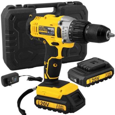 Imagem de Parafusadeira Furadeira Impacto Bateria 20V PFV 200I 5 Peças Vonder