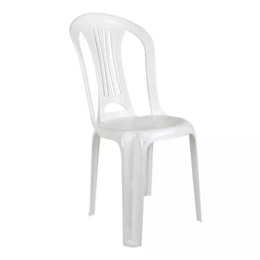 Imagem de Cadeira Plástica Bistrô Mor Bela Vista, Branca