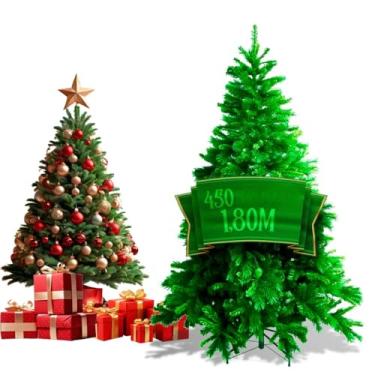 Imagem de Arvore Pinheiro De Natal Luxo verde 1,80 450 Galhos (Arvore 1,80 450 Galhos)