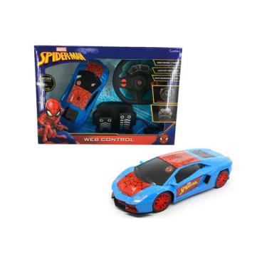 Imagem de Carrinho de controle remoto 7 funções homem aranha webcontrol - candid
