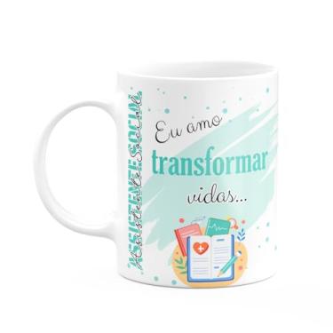 Imagem de JPS INFO, Caneca de Profissões - Sou Assistente social - 325ml