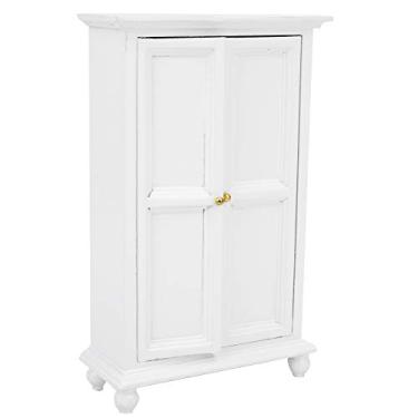 Imagem de SPYMINNPOO Estante para Casa de Bonecas, 1:12, Casa de Boneca Em Miniatura, Vintage, Mini Armário de Madeira, Gaveta, Móveis de Quarto, Acessórios de Decoração de Brinquedo para Casa, Quarto