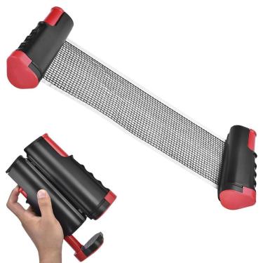 Imagem de Rede De Ping Pong Retratil Extensivel Treino Jogo Esporte Tenis De Mesa Resistente Portatil Recreaçao