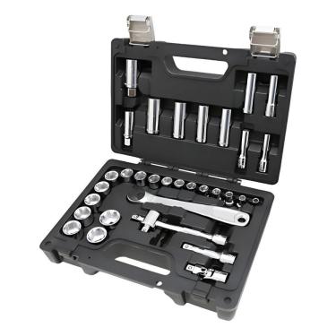 Imagem de Jogo De Soquetes Curto-longo 3-8 33 Peças Beta Bw913e-c33 – Completo E Profissional, Resistente E P