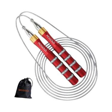 Imagem de Corda De Pular Profissional Em PVC Resistente Ao Desgaste Com Cabos De