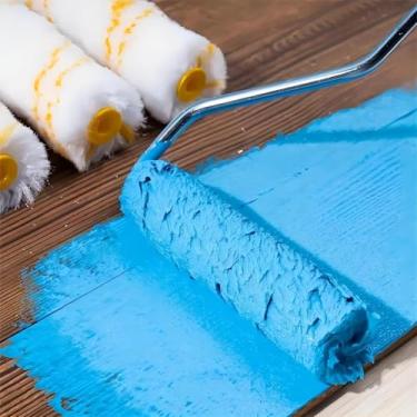 Imagem de Conjunto de rolo de pintura – Kit completo de pintura com cabo longo