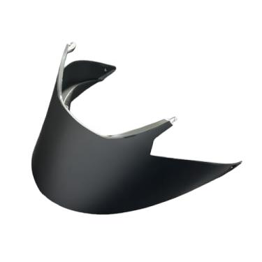 Imagem de ZQIYDYP Spoiler traseiro redondo grande para capacete de motocicleta compatível com R50S, R50S PRO capacete Spoiler capa de substituição (preto brilhante)