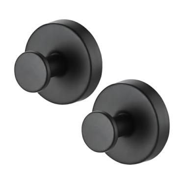 Imagem de Vicosey Ganchos de ventosa de aço inoxidável sem perfuração, pacote com 2, gancho reutilizável com ventosa sem perfuração, ideal para chuveiro, banheiro, vidro e toalha para pendurar com sucção para
