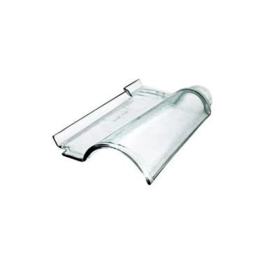 Imagem de Kit 9 Telhas Vidro Transparente Modelos (Portuguesa)