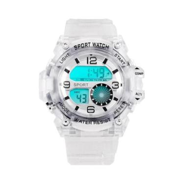Imagem de Relógio Digital Esportivo Masculino À Prova D'Água 30M, Estilo Militar