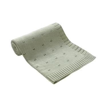 Imagem de Cobertor De Malha Xadrez Para Bebês Recém-nascidos, Meninos E Meninas,