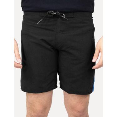 Imagem de Bermuda Calvin Klein Swimwear D'Água Side Blu Sash Preta-Masculino