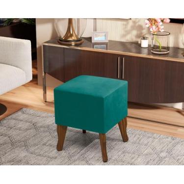 Imagem de Puff Chamel Pés madeira Cores - Comprar Moveis em casa - Comprar Móvei