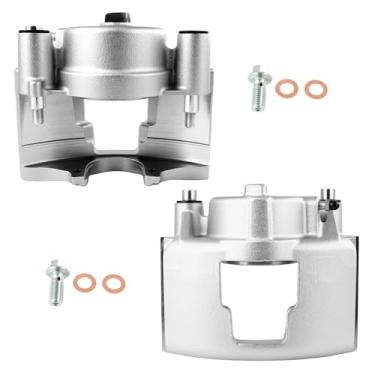 Imagem de SCITOO 184348 184347 Pinças de freio a disco dianteiro esquerdo e direito adequado para Chevrolet para C35 1995-2000, para GMC para Savana 2500 2002, para GMC para Savana 3500 1996-2002, pistão único