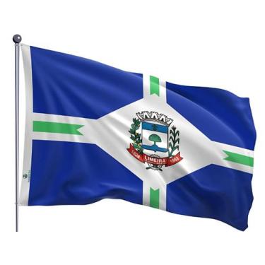 Imagem de Bandeira do Município de Limeira Uma Face Estampada Tamanho 70x100cm -