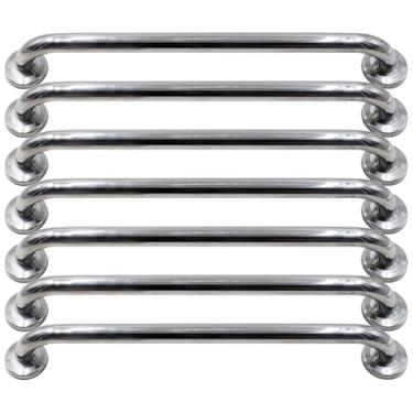 Imagem de Barra de Apoio para Parede em Aço Inox 24mm de Diâmetro Segurança e Acessibilidade (7, 50cm)