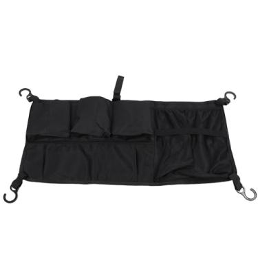 Imagem de KUIDAMOS Organizador de Bolso Lateral de Vagão Preto à Prova D'água para Acampamento Ao Ar Livre, Bolsa de Carrinho de Vários Bolsos para Piqueniques, Armazenamento Durável de Fibra de Poliéster