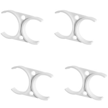 Imagem de TAODAN Braçadeira de garrafa de filtro de água 4 peças para sistemas de osmose reversa, braçadeira de plástico para máquinas de gelo e instalação embaixo da pia, braçadeira fêmea pequena 1812