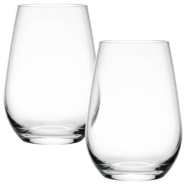 Imagem de Jogo de Copos de Cristal Transparente Versat 500ml 2 peças - Seu Lar