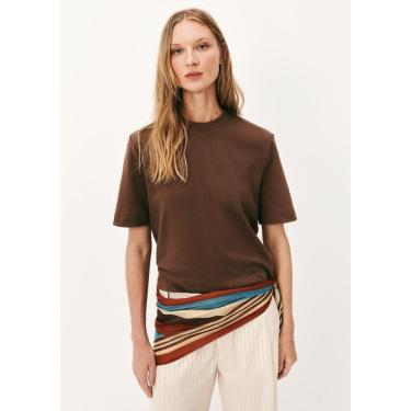 Imagem de Camiseta Básica Feminina Manga Curta Mid-Feminino